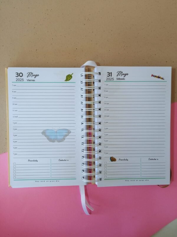 Agenda Diaria Completa Media Carta - Imagen 4