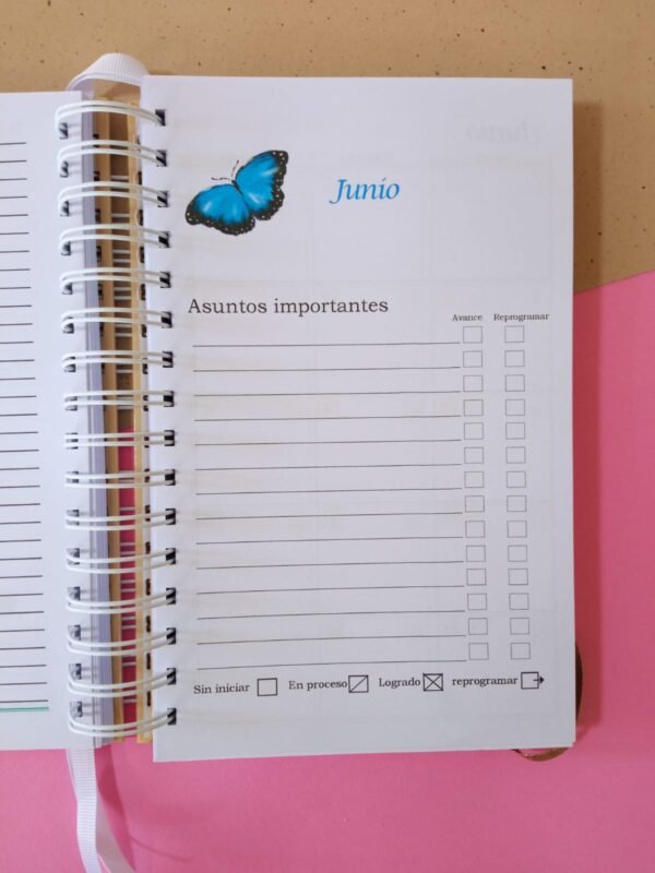 Agenda Diaria Completa Media Carta - Imagen 5