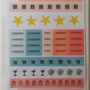 Lámina Sticker educadores