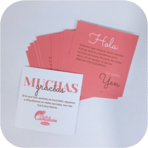 Tarjetas de Gracias