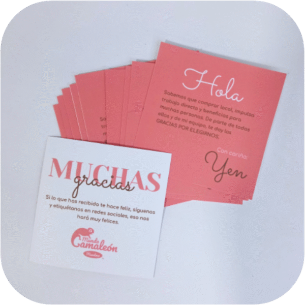 Tarjetas de Gracias
