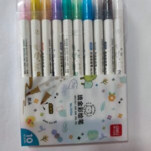 Marcadores metálicos doble punta