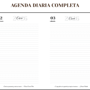 Agenda Fechada Diaria