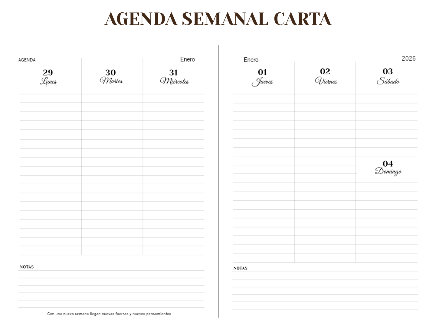 Agenda Fechada Semanal - Imagen 16