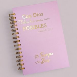 Devocional Portada Rosada con Foil