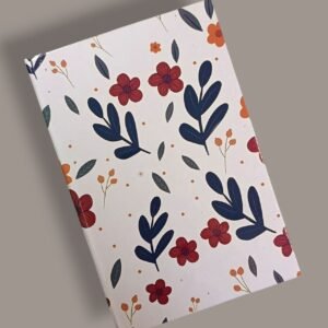 Libreta cosida Portada Flores