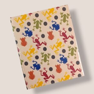 Libreta Cosida Portada Ranitas